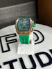 Hengbolong Premium Edition – Green Silicon Strap aur Skeleton Design