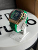Hengbolong Premium Edition – Green Silicon Strap aur Skeleton Design