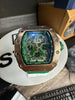 Hengbolong Premium Edition – Green Silicon Strap aur Skeleton Design