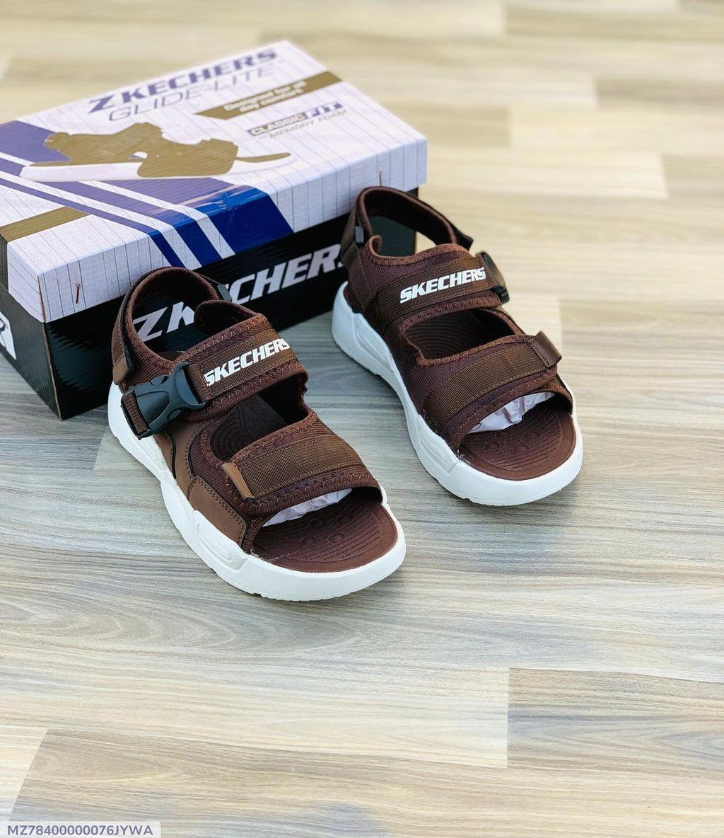 Men's Brown Rexine Casual Sandals Size 6-11