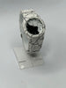 "Premium Marble Pattern Men's Watch | Arabic Script Numerals | Octagonal Design"