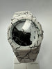 "Premium Marble Pattern Men's Watch | Arabic Script Numerals | Octagonal Design"