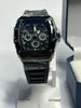 Premium Black Skeleton Design Luxury Watch – Sporty Tonneau Case with Comfortable Silicone Strap